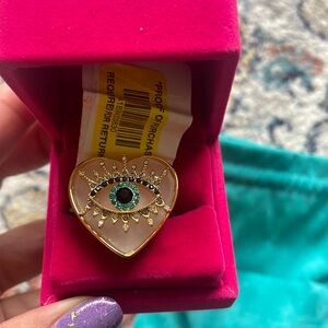 Kurt gieger evil eye heart ring